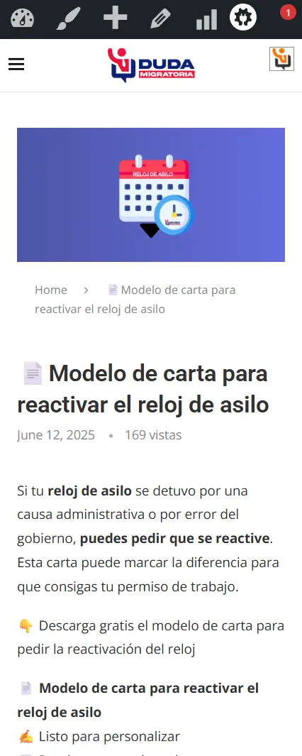 Viewing on mobile device